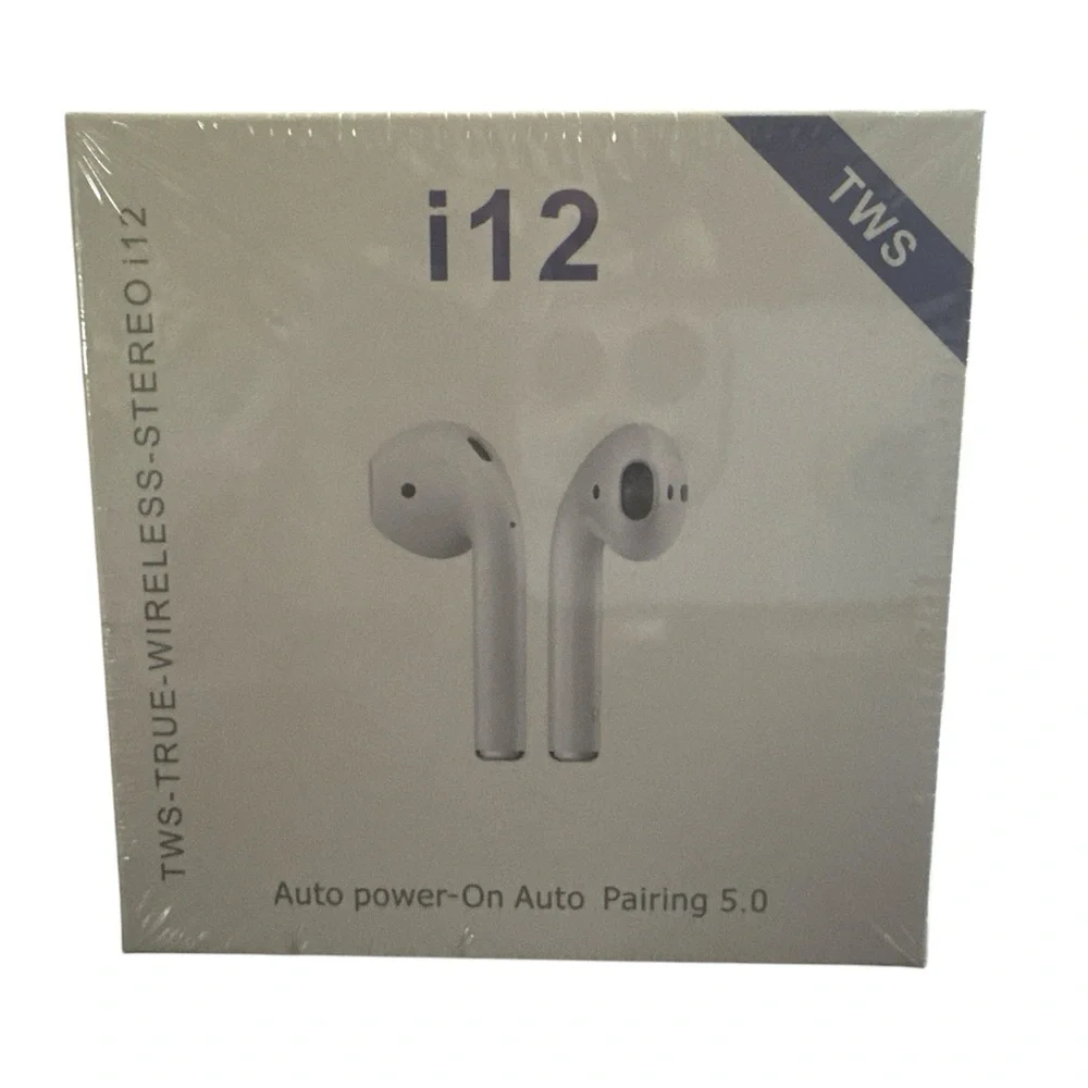 TWS i12 Wireless Earbuds - White